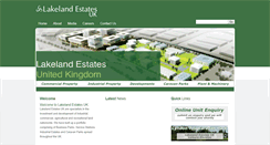 Desktop Screenshot of lakelandestatesuk.com